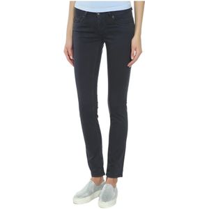 Pepe Jeans, Dames, Broeken, Blauw, Maat: W24 Denim,