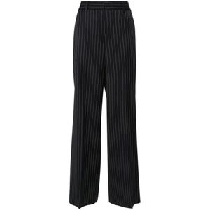 Msgm, Dames, Broeken, Blauw, Maat: S