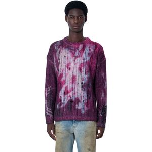 Acne Studios, Heren, Truien, Paars, Maat: M Wol,