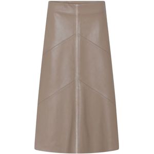 Bruuns Bazaar, Dames, Rokken, Beige, Maat: XS Poliester,
