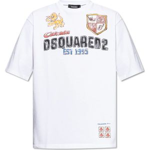 Dsquared2, Heren, Tops, Wit, Maat: XL Katoen,