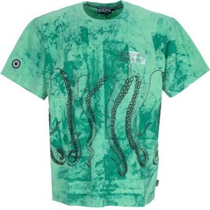Octopus, Heren, Tops, Groen, Maat: XL Katoen,