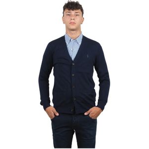 Ralph Lauren, Heren, Truien, Blauw, Maat: 2XL Wol,