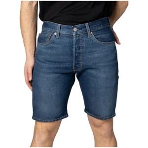 Levi's, Heren, Korte broeken, Blauw, Maat: W33 Katoen,
