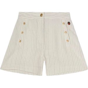 Busnel, Dames, Korte broeken, Beige, Maat: XS Linnen,