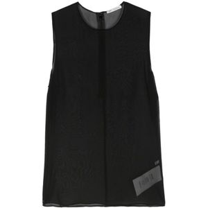 Ami Paris, Dames, Tops, Zwart, Maat: S