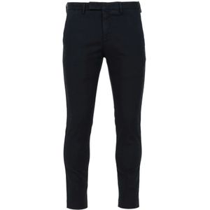 PT Torino, Heren, Broeken, Blauw, Maat: L Katoen,