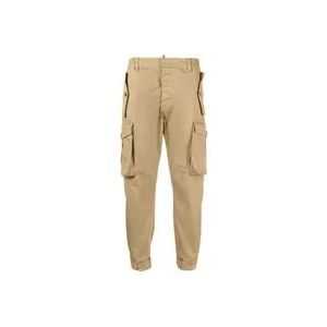 Dsquared2 Slim-fit Broeken , Beige , Heren , Maat: XL