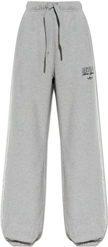 Adidas Originals, Dames, Broeken, Grijs, Maat: S Katoen,