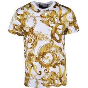 Versace Jeans Couture, Heren, Tops, Veelkleurig, Maat: 2XL Katoen,