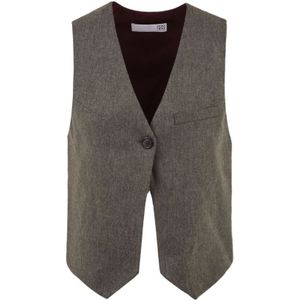 Douuod Woman, Dames, Jassen, Bruin, Maat: 2XS