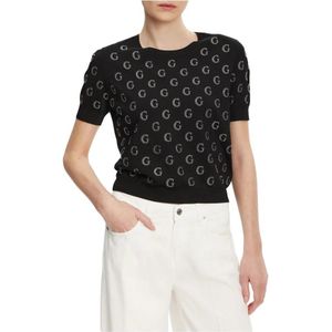 Guess, Dames, Truien, Zwart, Maat: L Viscose,