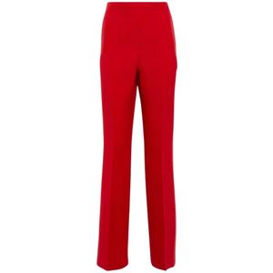 Roland Mouret, Dames, Broeken, Rood, Maat: M Zijde,