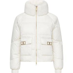 Fracomina, Dames, Jassen, Wit, Maat: L Poliester,
