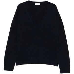 Dries Van Noten, Heren, Truien, Blauw, Maat: XL Kasjmier,