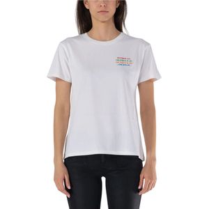 MC2 Saint Barth, Dames, Tops, Wit, Maat: L Katoen,