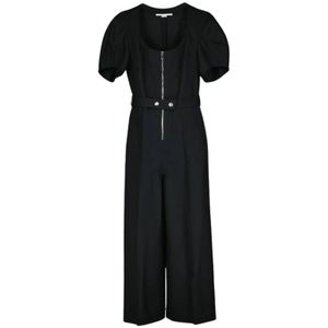 Stella McCartney, Dames, Jumpsuits & Playsuits, Zwart, Maat: 2XS Poliester,
