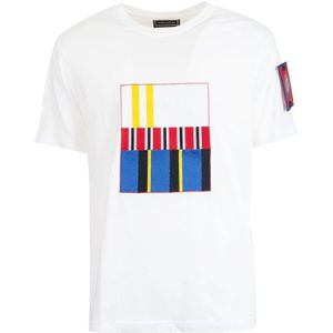 Tommy Hilfiger, Heren, Tops, Wit, Maat: L Katoen,