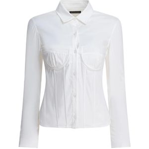 Balenciaga, Dames, Blouses & Shirts, Wit, Maat: M