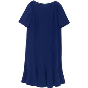 Emporio Armani, Dames, Jurken, Blauw, Maat: XS