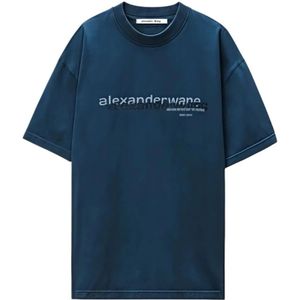 Alexander Wang, Dames, Tops, Blauw, Maat: S