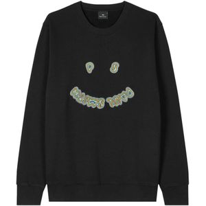 PS By Paul Smith, Heren, Sweatshirts & Hoodies, Zwart, Maat: S Katoen,
