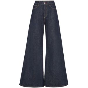 Philipp Plein, Dames, Jeans, Blauw, Maat: W25 Denim,