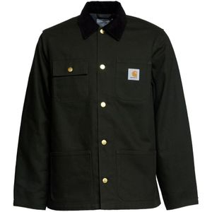 Carhartt Wip, Heren, Jassen, Groen, Maat: M Katoen,