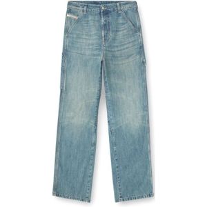 Diesel, Heren, Jeans, Blauw, Maat: W30 L32 Katoen,