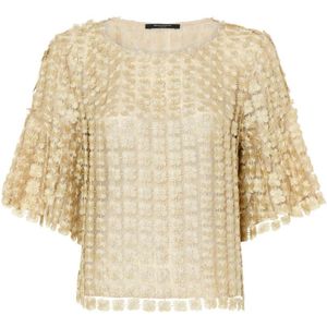 Bruuns Bazaar, Dames, Blouses & Shirts, Geel, Maat: XS Viscose,
