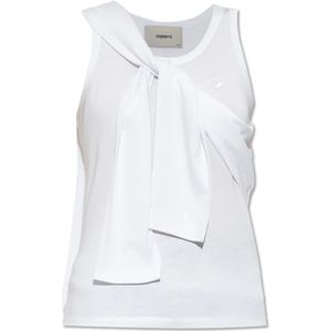 Coperni, Dames, Tops, Wit, Maat: M Katoen,