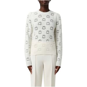 Twinset, Heren, Truien, Wit, Maat: S Wol,