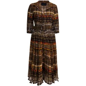 Samantha Sung, Dames, Jurken, Veelkleurig, Maat: S Wol,