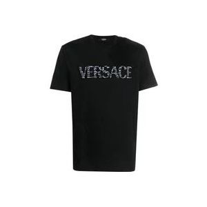 Versace T-Hemden , Black , Heren , Maat: S