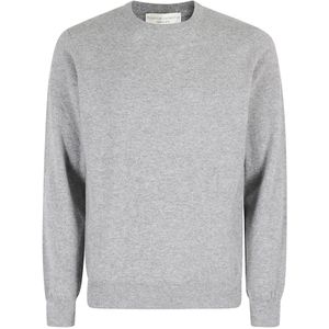 Filippo De Laurentiis, Heren, Truien, Grijs, Maat: XL Kasjmier,