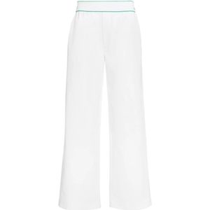 Bottega Veneta, Dames, Broeken, Wit, Maat: XS Katoen,