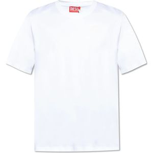 Diesel, Heren, Tops, Wit, Maat: XS Katoen,