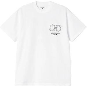 Carhartt Wip, Heren, Tops, Wit, Maat: M Katoen,