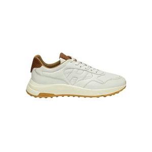 Hogan Witte Leren Hyperlight Sneakers , White , Heren , Maat: 44 1/2 EU