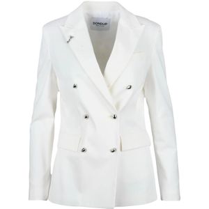 Dondup, Dames, Jassen, Wit, Maat: 2XS Katoen,