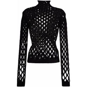 Valentino, Dames, Truien, Zwart, Maat: S