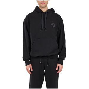 Hugo, Heren, Sweatshirts & Hoodies, Zwart, Maat: M Katoen,