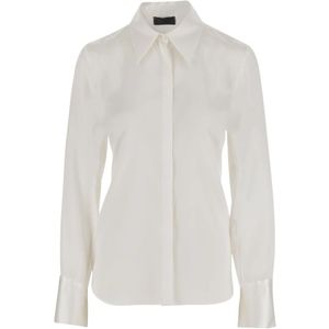 F.It, Dames, Blouses & Shirts, Wit, Maat: XS Zijde,