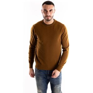 Paolo Pecora, Heren, Truien, Bruin, Maat: M Wol,