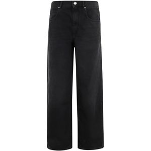 Isabel Marant, Dames, Jeans, Zwart, Maat: 3XS
