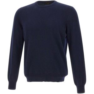 Gran Sasso, Heren, Truien, Blauw, Maat: M Kasjmier,