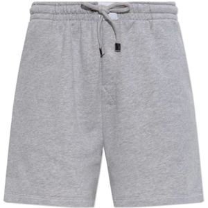 The Attico, Dames, Korte broeken, Grijs, Maat: 3XS Katoen,