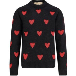 Valentino, Heren, Truien, Zwart, Maat: M Wol,