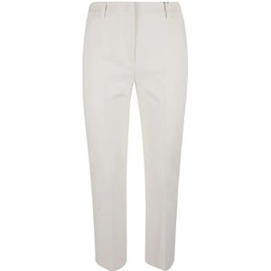 Weekend Max Mara, Dames, Broeken, Beige, Maat: 2XS Viscose,