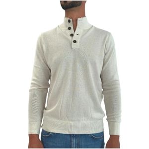 Saint Barth, Heren, Truien, Beige, Maat: XL Wol,